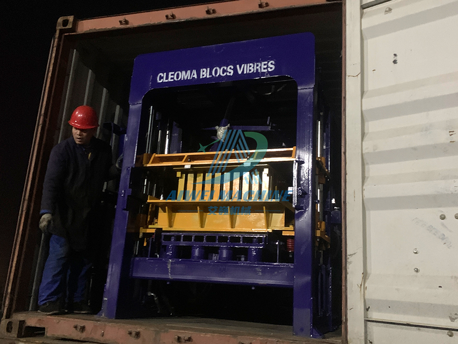 Контейнерная перевозка оборудования QT4-15B в Гаити.